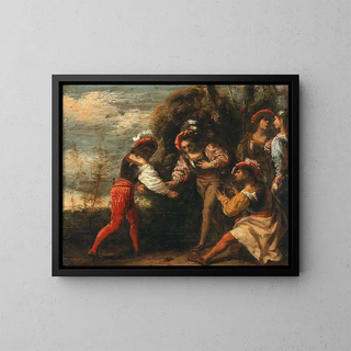 Pietro della Vecchia - Warriors Playing Morra.webp