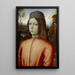 Portrait eines Jungen - Pinturicchio — gerahmtes Bild an der Wand