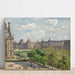 Riproduzione del dipinto Place du Carrousel, Parigi - Camille Pissarro