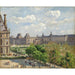 Riproduzione del dipinto Place du Carrousel, Parigi - Camille Pissarro