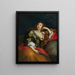 Eine Allegorie der Astrologie - Placido Costanzi — gerahmtes Bild an der Wand