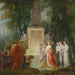 Dichter, die am castalischen Quellwasser die Wahrheit trinken - Heinrich Friedrich Füger — in einem Innenraum präsentiert