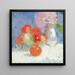 Red Apples - Helene Schjerfbeck — framed artwork on a wall