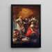 Allegorie der Religion - Pompeo Batoni — gerahmtes Bild an der Wand