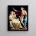 Apollo e le due Muse - Pompeo Batoni — quadro incorniciato alla parete