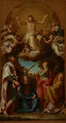 Il Cristo in gloria con i santi Celse, Giuliano, Marcionilla e Basilissa - Pompeo Batoni — vista dell’opera