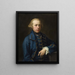 Portrait eines Edelmanns - Pompeo Batoni — gerahmtes Bild an der Wand