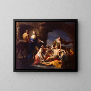 Pompeo Batoni - Thetis Takes Achilles From The Centaur Chiron.webp