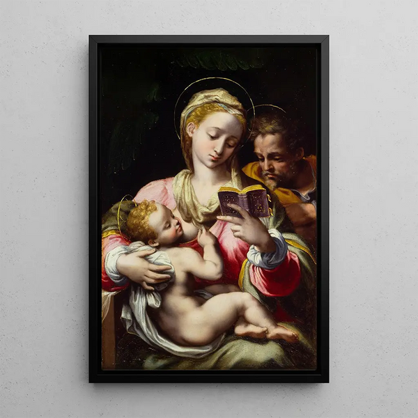 La Sainte Famille - Pompeo Cesura — framed artwork on a wall