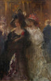 Due donne eleganti - Pompeo Mariani — vista dell’opera