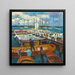 Ponton am Wannsee - Philipp Franck — gerahmtes Bild an der Wand
