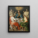 Cena a Emmaus - Pontormo Jacopo Carucci — quadro incorniciato alla parete