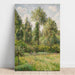 Riproduzione del dipinto Poplars, Éragny - Camille Pissarro