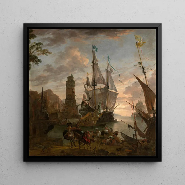 Port maritime oriental - Hendrik van Minderhout