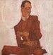 Portrait von Arthur Roessler - Egon Schiele — Ansicht des Kunstwerks