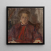 Portrait of Eliza Pareska née Mhleisen - Witold Wojtkiewicz — framed artwork on a wall