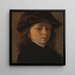 Portrait of a Boy - Adriaen van Ostade — framed artwork on a wall