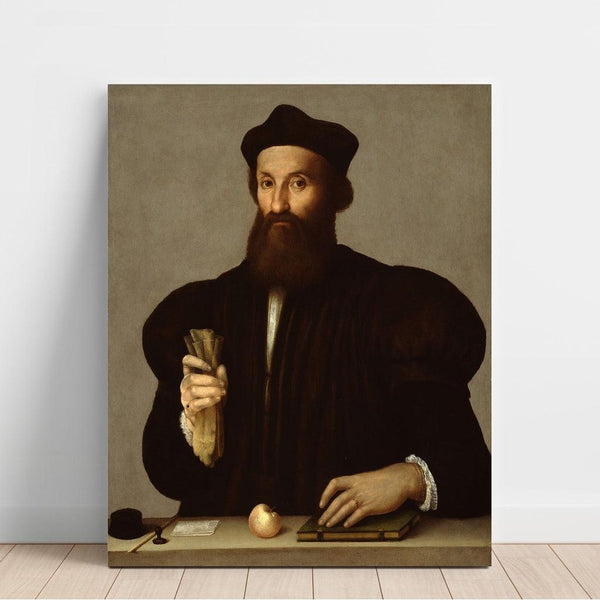Portrait d'un gentilhomme - Raphael | Reproduction Tableau Décoration murale affiche copie