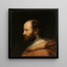 Portrait eines bärtigen Mannes - Johann Ulrich Mayr — gerahmtes Bild an der Wand