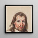 Portrait eines Bauern - Piotr Michaowski — gerahmtes Bild an der Wand