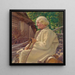Portrait eines alten Mannes - Ivan Abota — gerahmtes Bild an der Wand