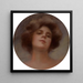 Portrait einer jungen Frau - Philip Boilleau — gerahmtes Bild an der Wand