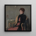 Ritratto di una donna - Edmond François Aman-Jean — quadro incorniciato alla parete