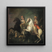 Portrait von Caterina Insarda Marquise de Caluso und Delibera Eleonora - Balthasar Matthyssens — gerahmtes Bild an der Wand