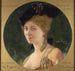Ritratto di Cécile Sorel 1873-1966, socia della Comédie-Française nel ruolo della contessa del Matrimonio di Figaro - Louis Édouard Fournier — vista dell’opera