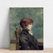 Riproduzione del dipinto Ritratto di Jeanne Wenz - Henri de Toulouse-Lautrec