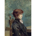 Riproduzione del dipinto Ritratto di Jeanne Wenz - Henri de Toulouse-Lautrec