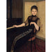 Riproduzione del dipinto Ritratto di Jonkvrouwe Maria Francisca Louisa Dommer van Poldersveldt - Fernand Khnopff