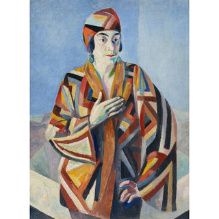 Portrait de Madame Mandel - Robert Delaunay | Reproduction Tableau Décoration murale affiche copie