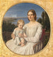 Ritratto di Maria Lehmann con sua figlia Margrethe - Jürgen Roed — vista dell’opera