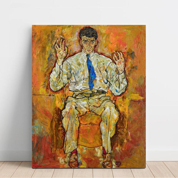 Portrait de Paris von Gütersloh d'Egon Schiele | Reproduction Tableau Décoration murale affiche copie