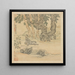 Portrait of Zhongqing in a Landscape - Chen Hongshou — framed artwork on a wall