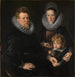 Portrait des brüsseler Goldschmieds Robert Staes, seiner Frau Anna und ihres Sohnes Albert - Peter Paul Rubens — Ansicht des Kunstwerks