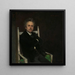 Portrait of the composer Edvard Grieg - Eilif Peterssen — framed artwork on a wall