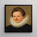 Portrait des Hofzwergs Farnèse Giangiovetta - Johann Gersmueter — gerahmtes Bild an der Wand