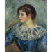 Reproduktion des Gemäldes Portrait-Gemälde eines jungen Mädchens im Profil - Pierre-Auguste Renoir
