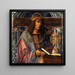 Ritratto idealizzato di Tolomeo - Cerchio di Ambrosius Holbein — quadro incorniciato alla parete