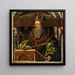 Idealisierte Portrait-Gemälde des Kaisers Justinian - Kreis von Ambrosius Holbein — Wandpräsentation des Kunstwerks