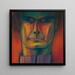 Ritratto maschile d'après Rudolf Hess - Karl Wiener — quadro incorniciato alla parete