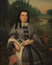 Portrait von Frau Elvira Lavalleja de Calzadilla - Prilidiano Pueyrredón — Ansicht des Kunstwerks