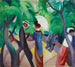 Passeggiata - August Macke — vista dell’opera