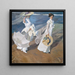 Passeggiata sulla riva del mare - Joaquín Sorolla — quadro incorniciato alla parete