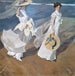 Passeggiata sulla riva del mare - Joaquín Sorolla — vista dell’opera