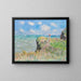 Reproduktion des Gemäldes Promenade sur la falaise, Pourville von Claude Monet