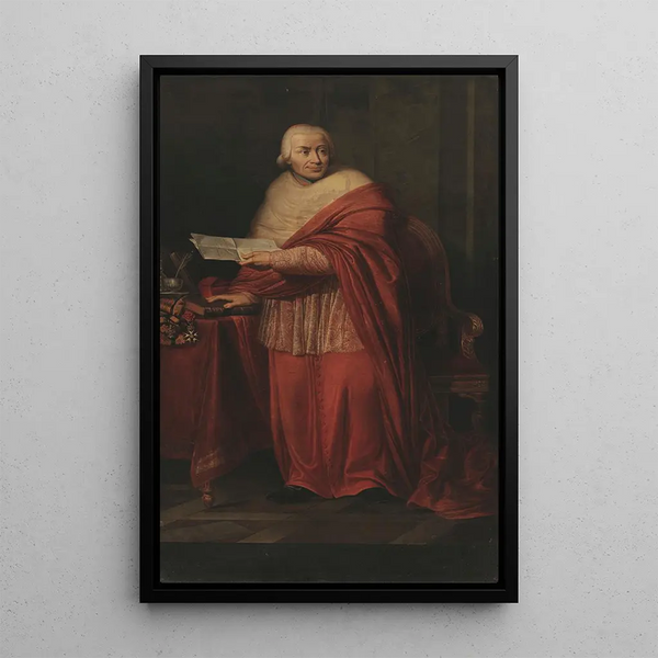 Portrait Painting of Giovanni Battista Caprara Montecuccoli - Protasio Girolamo Stambucchi — framed artwork on a wall