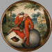 Sprichwort Flämisch unbekannt - Pieter Brueghel der Jüngere — in einem Innenraum präsentiert